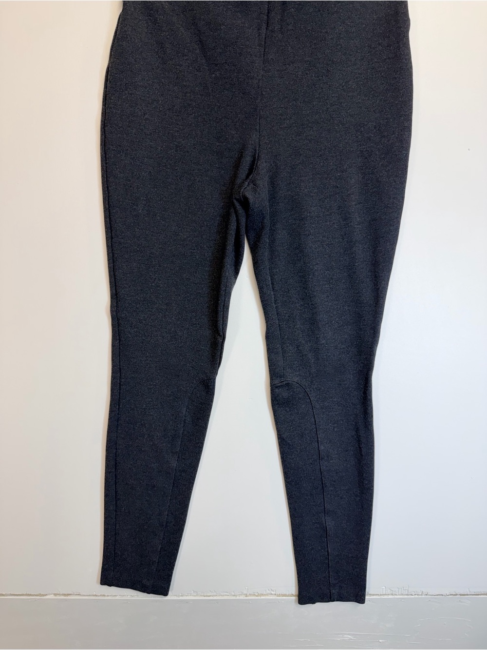 W152 Lands' End Gray/Black Knit Skinny Pant